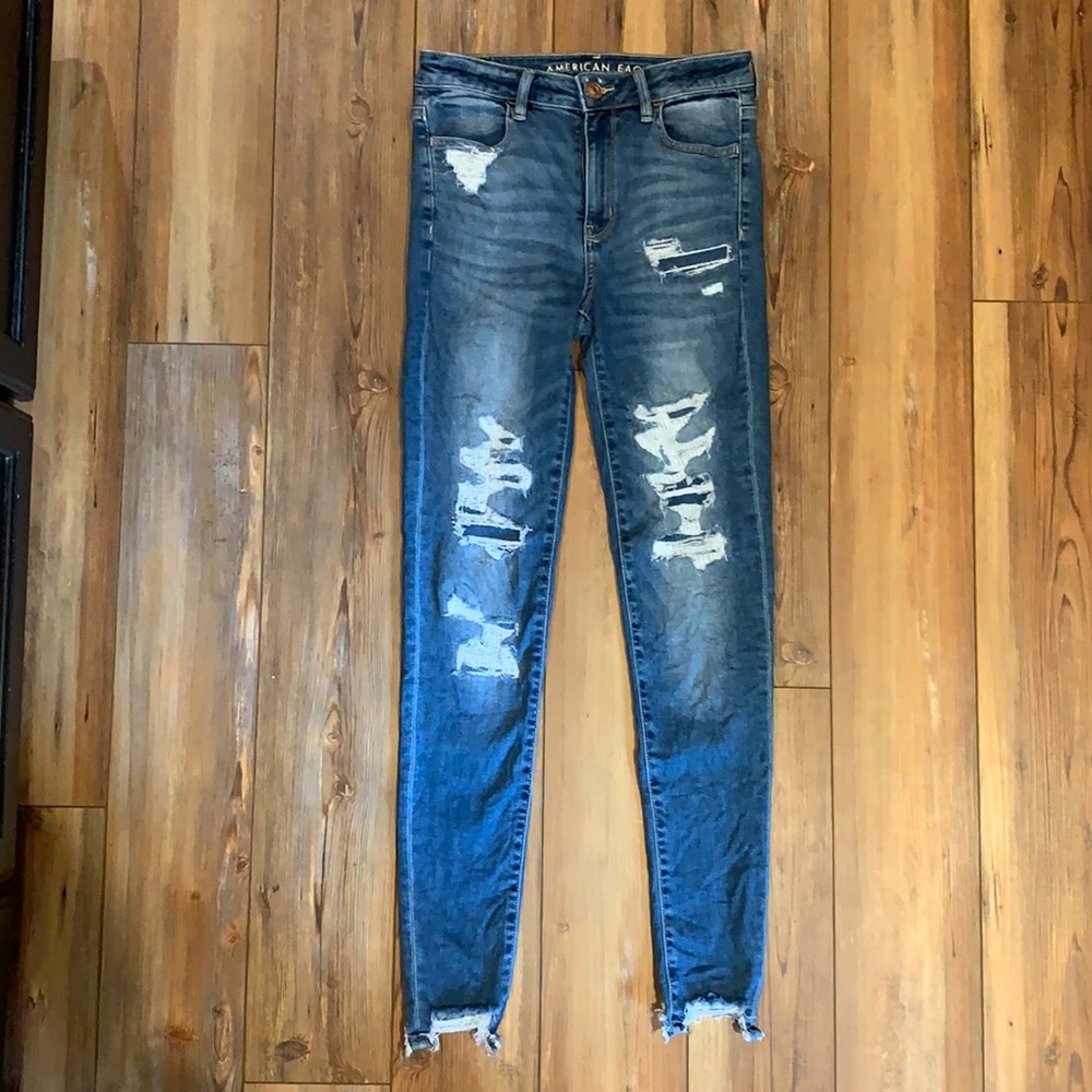 American Eagle Hi-Rise Stretch Jegging Size 6 Long